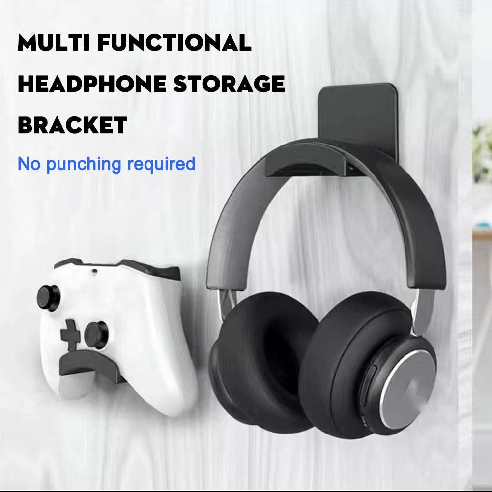 Headphone Stand Desk - حامل سماعات رأس يثبت على الحائط
