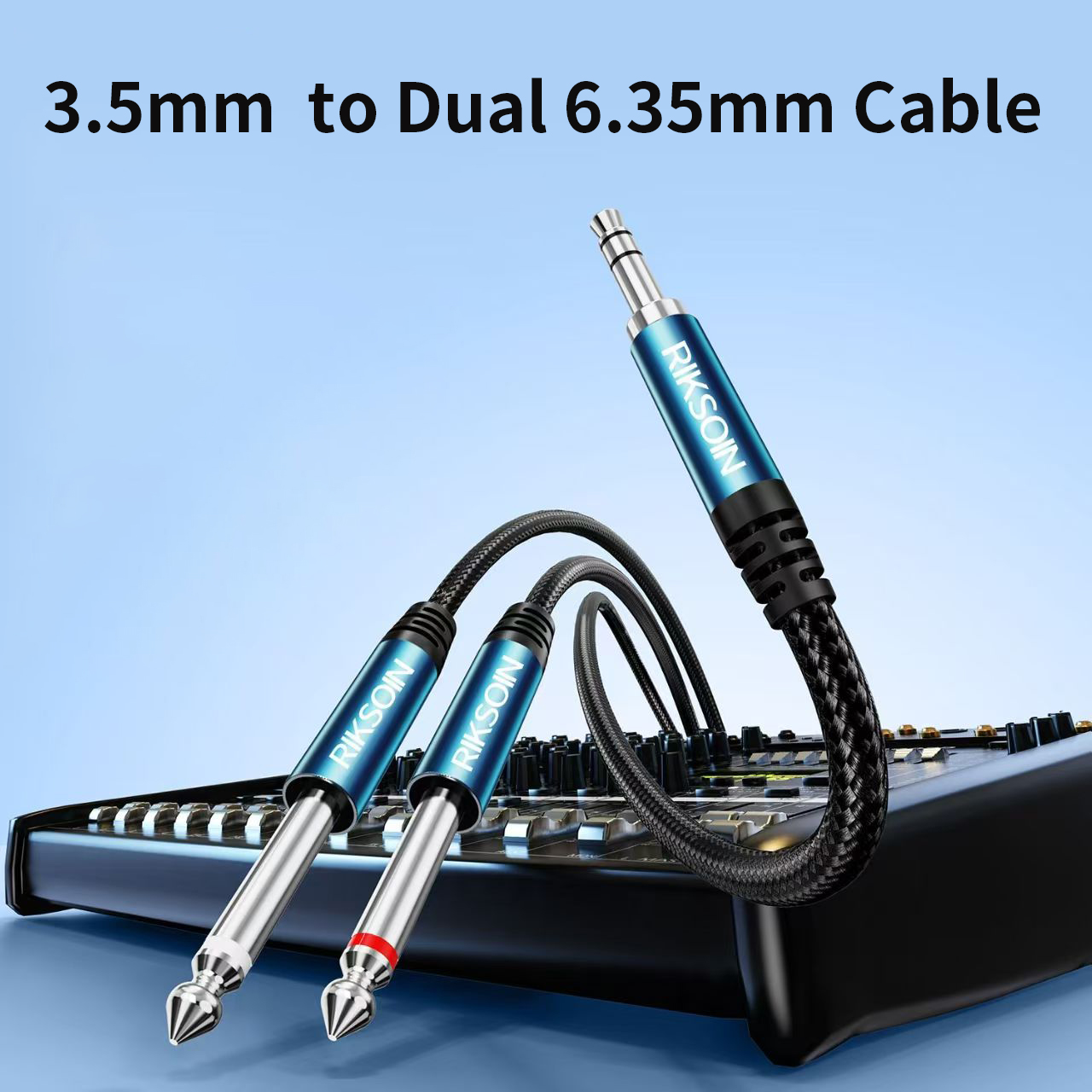 كابل توصيل من 3.5 ملم TRS إلى  - مراجعة Audio Splitter Y وسعره