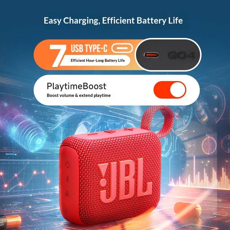 مكبر صوت لاسلكي JBL GO4 بتصميم - مراجعة Jbl Speaker Go 4 وسعره