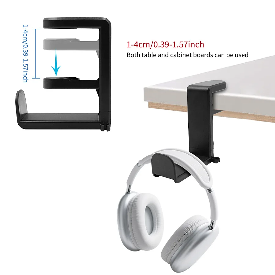 360 °   حامل سماعات رأس دوار ق - مراجعة Headphone Stand Desk وسعره