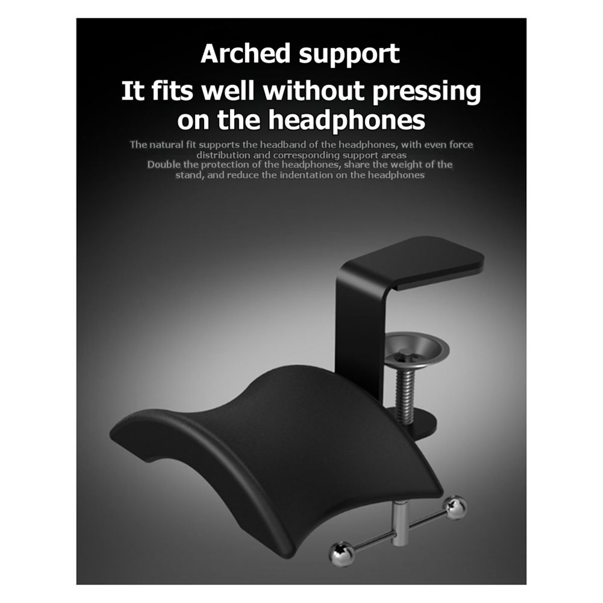 حامل سماعات الألعاب DT75BG قاب - مراجعة Headphone Stand Desk وسعره